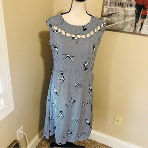 Dorocci Sleeveless Waterfowl Pearl Dress